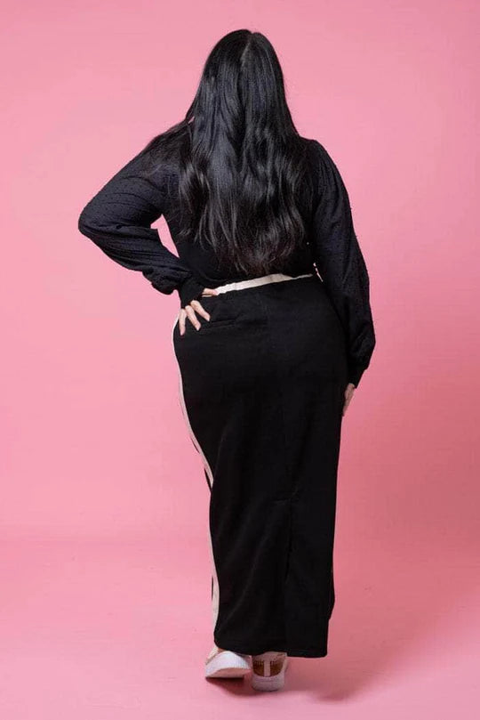 Charlo | Mattie Sweater Skirt Black