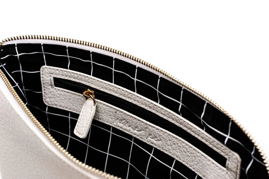 Homelee | Oversized Clutch - White