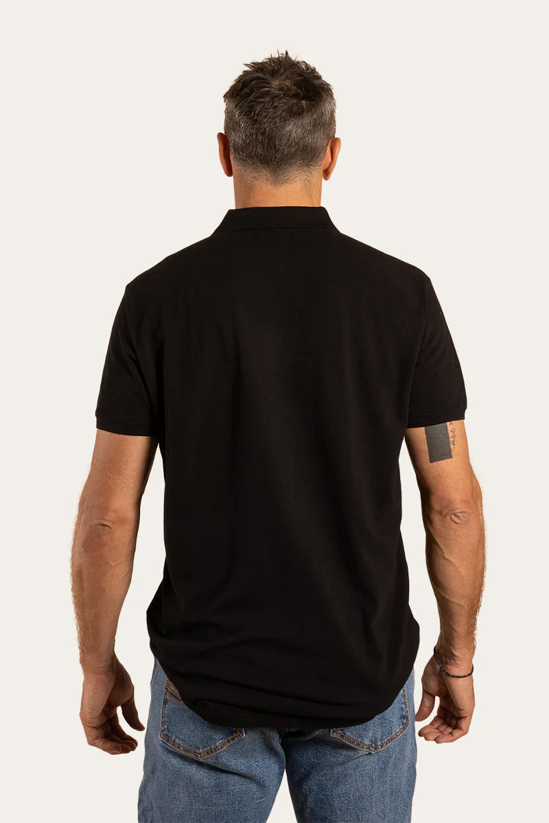 Ringers - Essential Mens Polo | Black