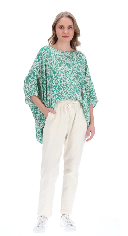 Augustine - Amaya | Selma Top Green