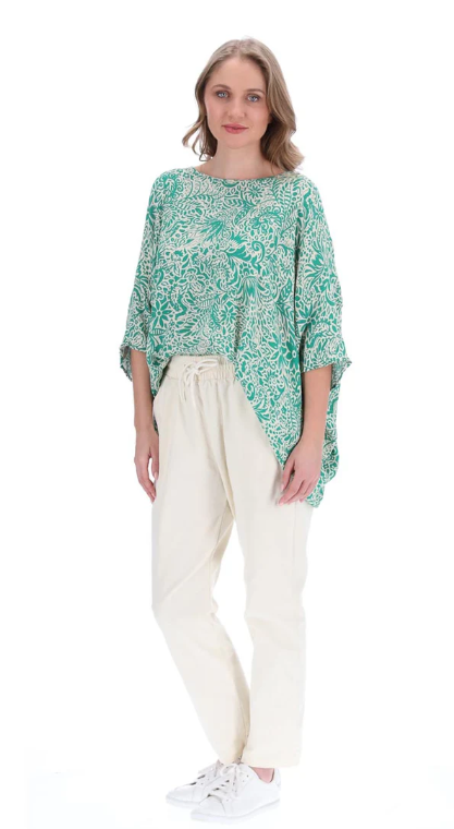 Augustine - Amaya | Selma Top Green