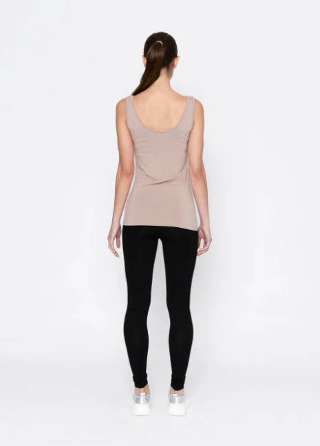 Two by Two | Essentials Reversable Rayon Tank Nude