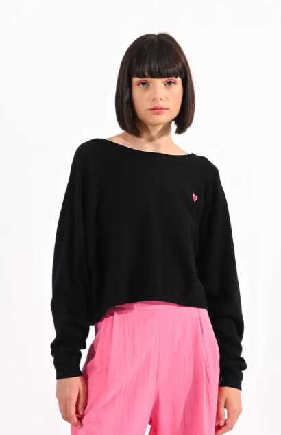 LILI SIDONIO | Crop Sweater - Black