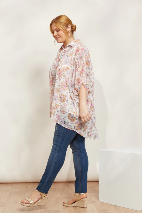 eb&ive | Sereno Relaxed Shirt - Paisley