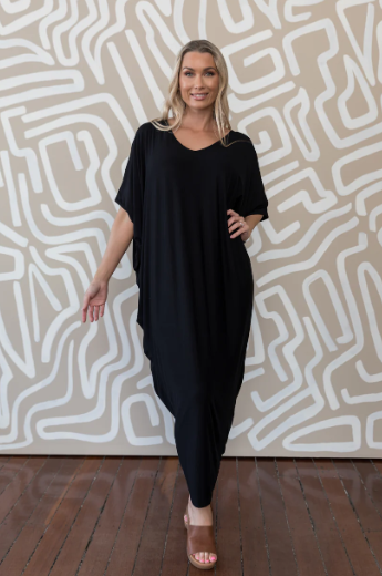 PQ Collection | Maxi Miracle Dress | Black