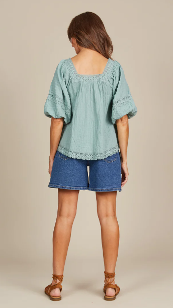 Isle of Mine | Fleur Top - Seafoam