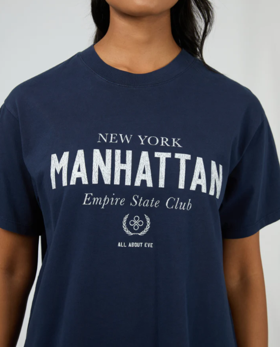allabouteve | Manhattan Oversized Tee Navy