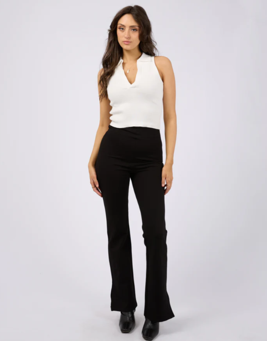 allabouteve | Jenner Side Split Pant Black