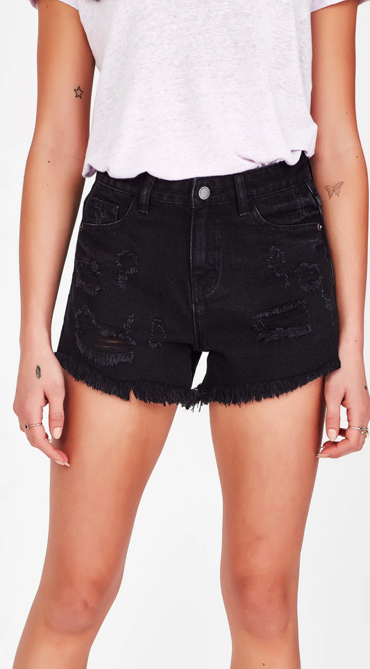 Junkfood - Sofia Shorts | Black