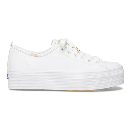 KEDS - Triple Up Leather Shoe | White