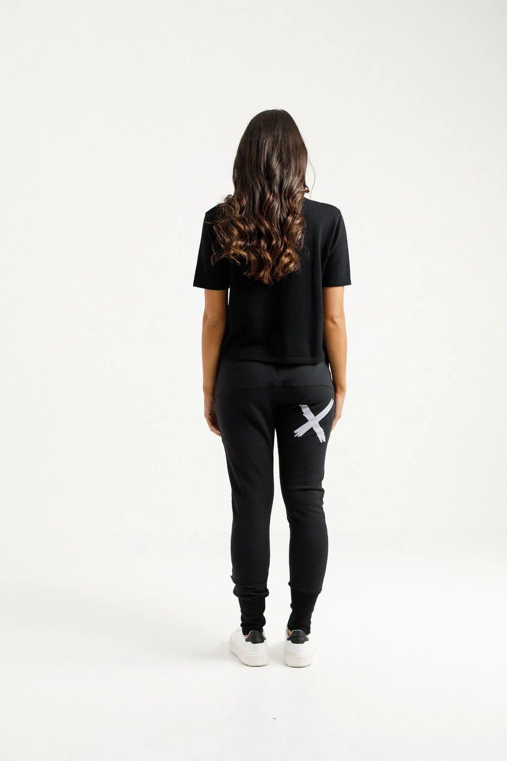 Homelee | Alpine Apartment Pants - Black with a Lilac X