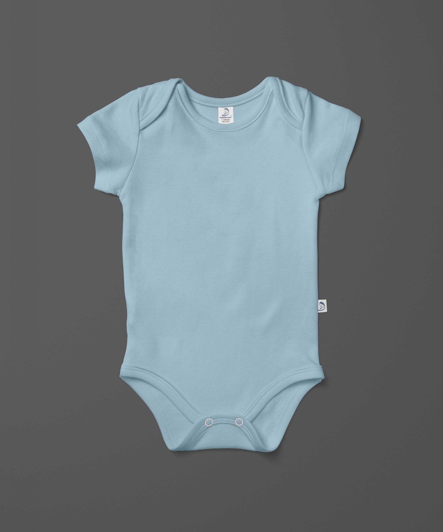 imababywear -Set of 3 - Easy Neck Body Suit | Blue