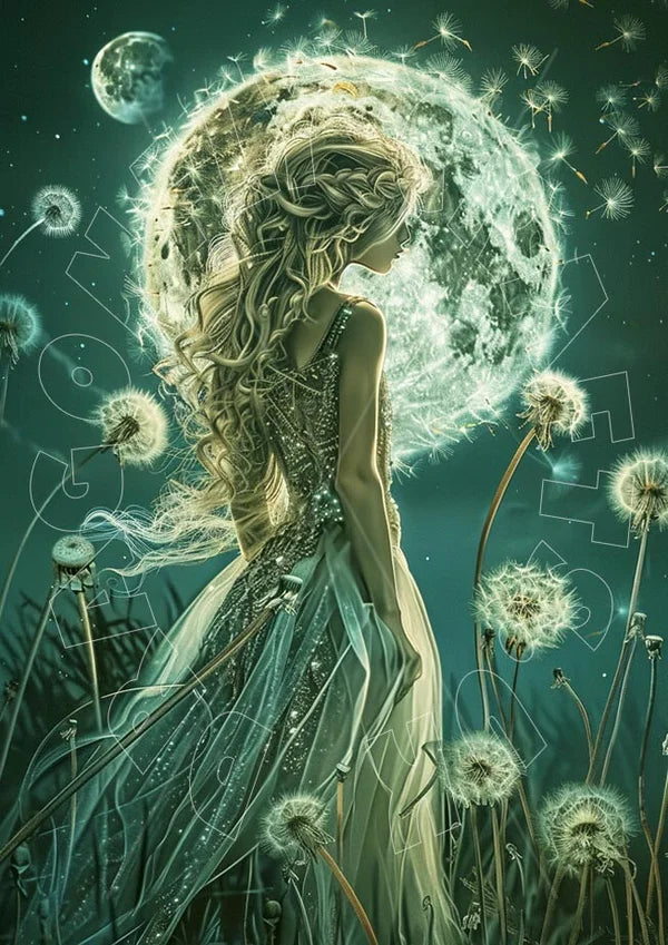 Dandelion Moon 1 - Rice Paper