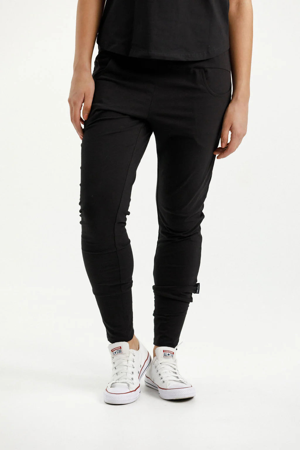 Homelee | Apartment Pants - Black with Lime X