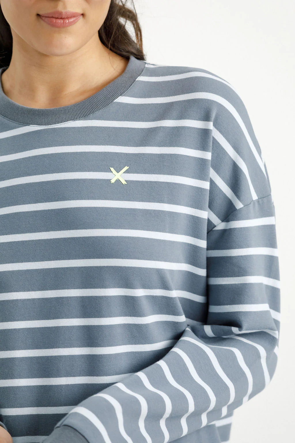 Homelee | Kayla Crew - Stormy Stripe