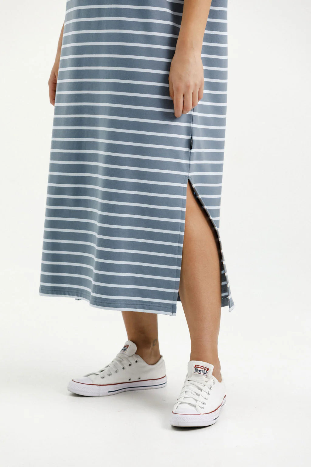 Homelee | Posy Dress - Stormy Stripe