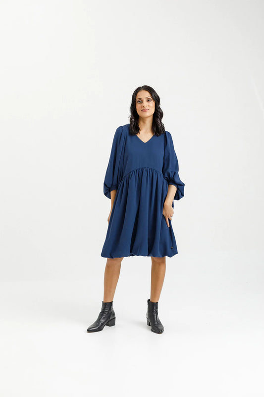 Homelee | Molly Dress - Indigo Blue