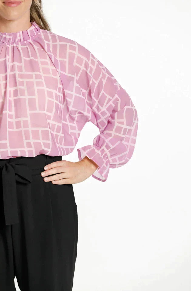 Home Lee - Flynn Top | Pink Bloom