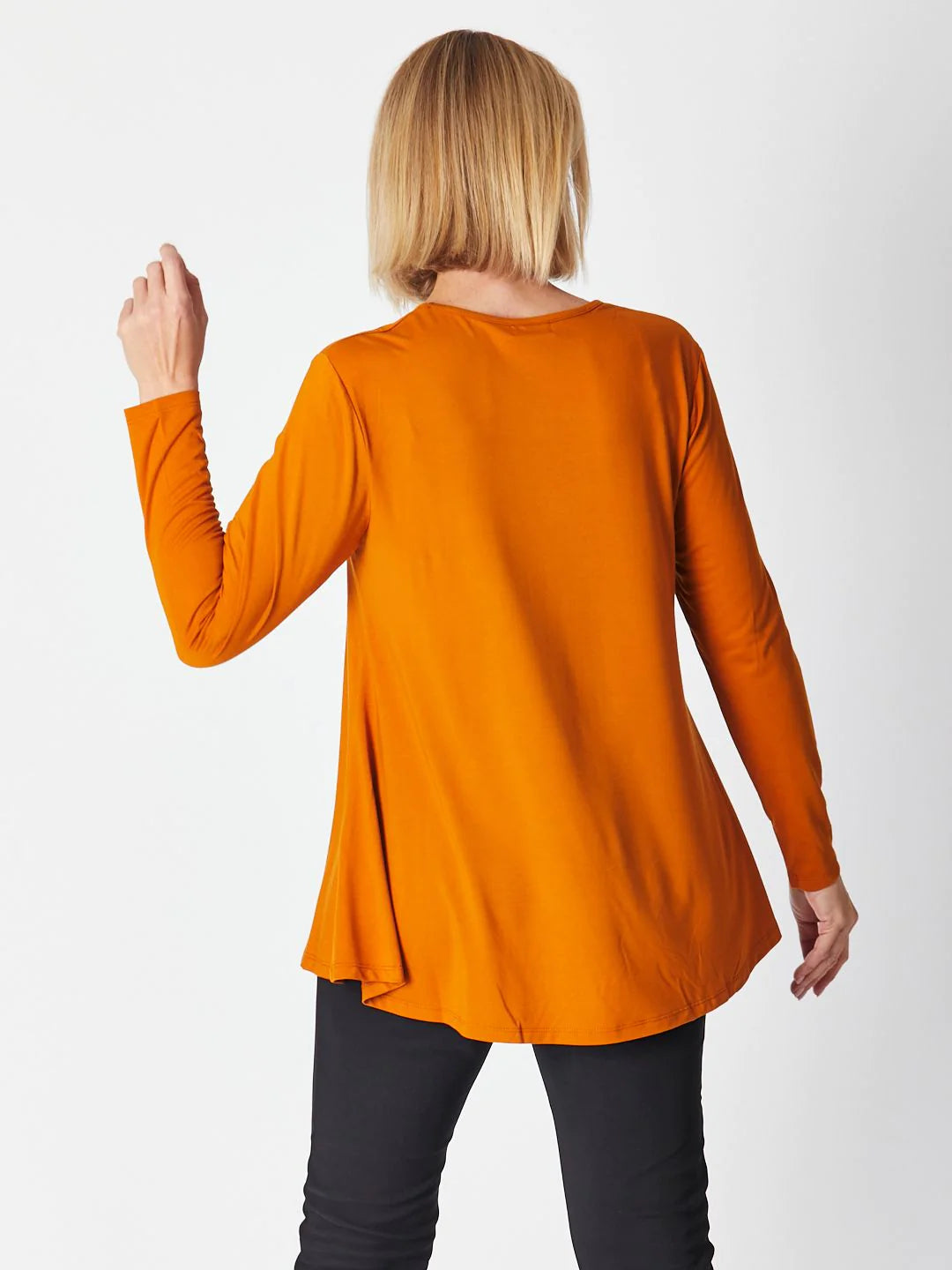 Cordelia Street Bamboo Core Top - Pumpkin