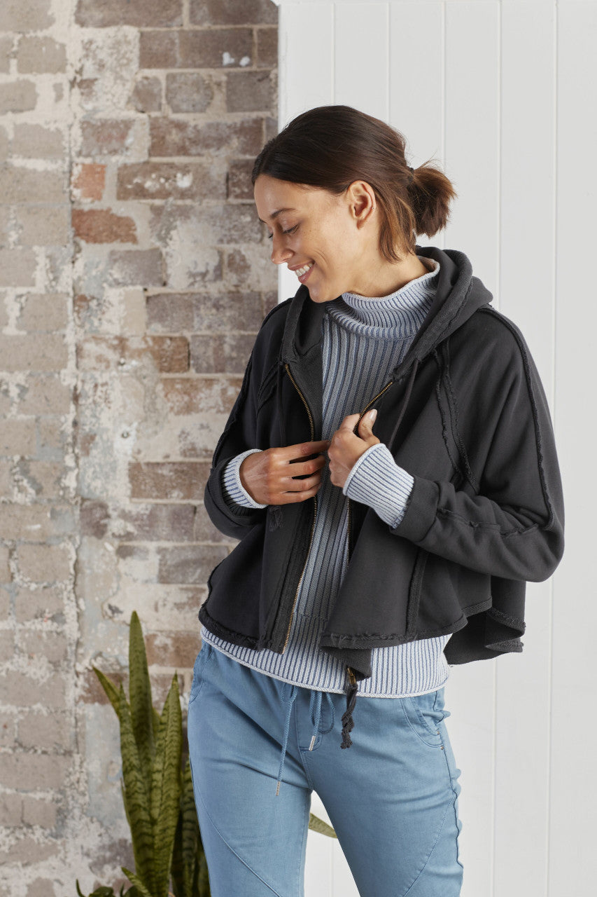 Pippa Hoodie - Charcoal