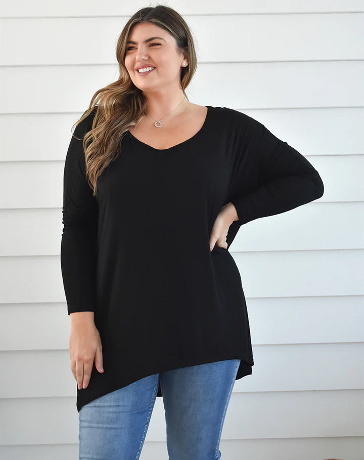 FREEZ - Slouch tee | Black