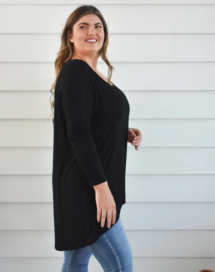 FREEZ - Slouch tee | Black