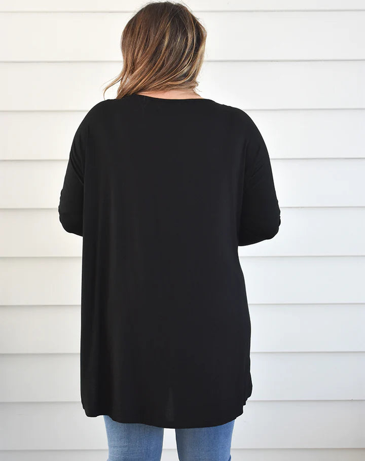 FREEZ - Slouch tee | Black