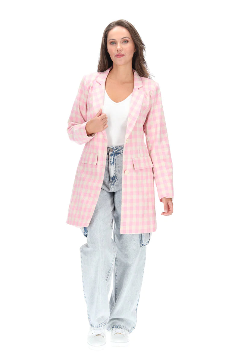 Charlo - Aleisha Check Blazer