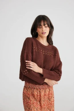 Talisman Ryder Knit - Chocolate