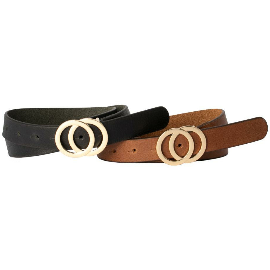 Loop Leather Co. Brittany Levano Milled Leather Belt Black