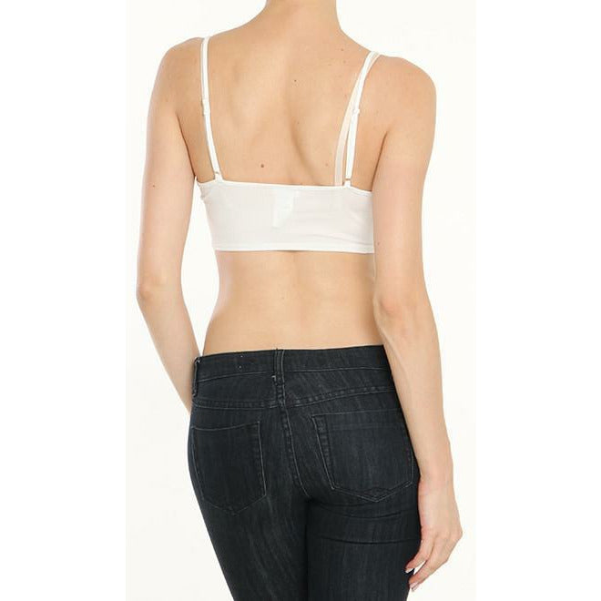 Adrianna Mini Cami Plain Opaque White