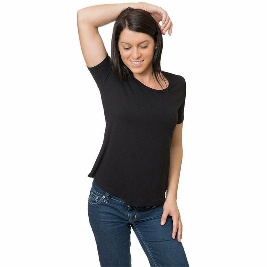 Bamboo - Short Sleeve Lottie T-Shirt Black