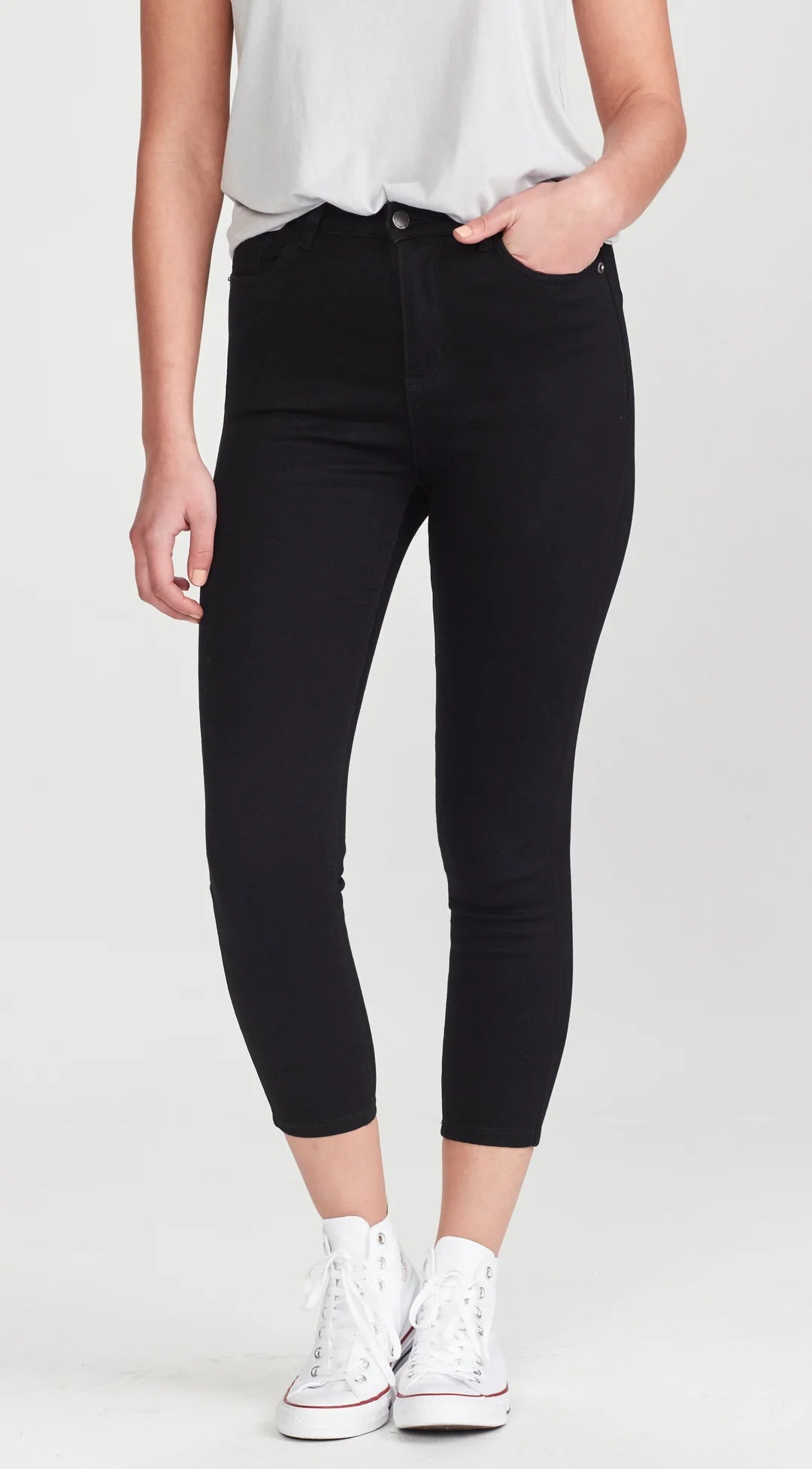 Junkfood | BOWIE Short Stuff Jean Black