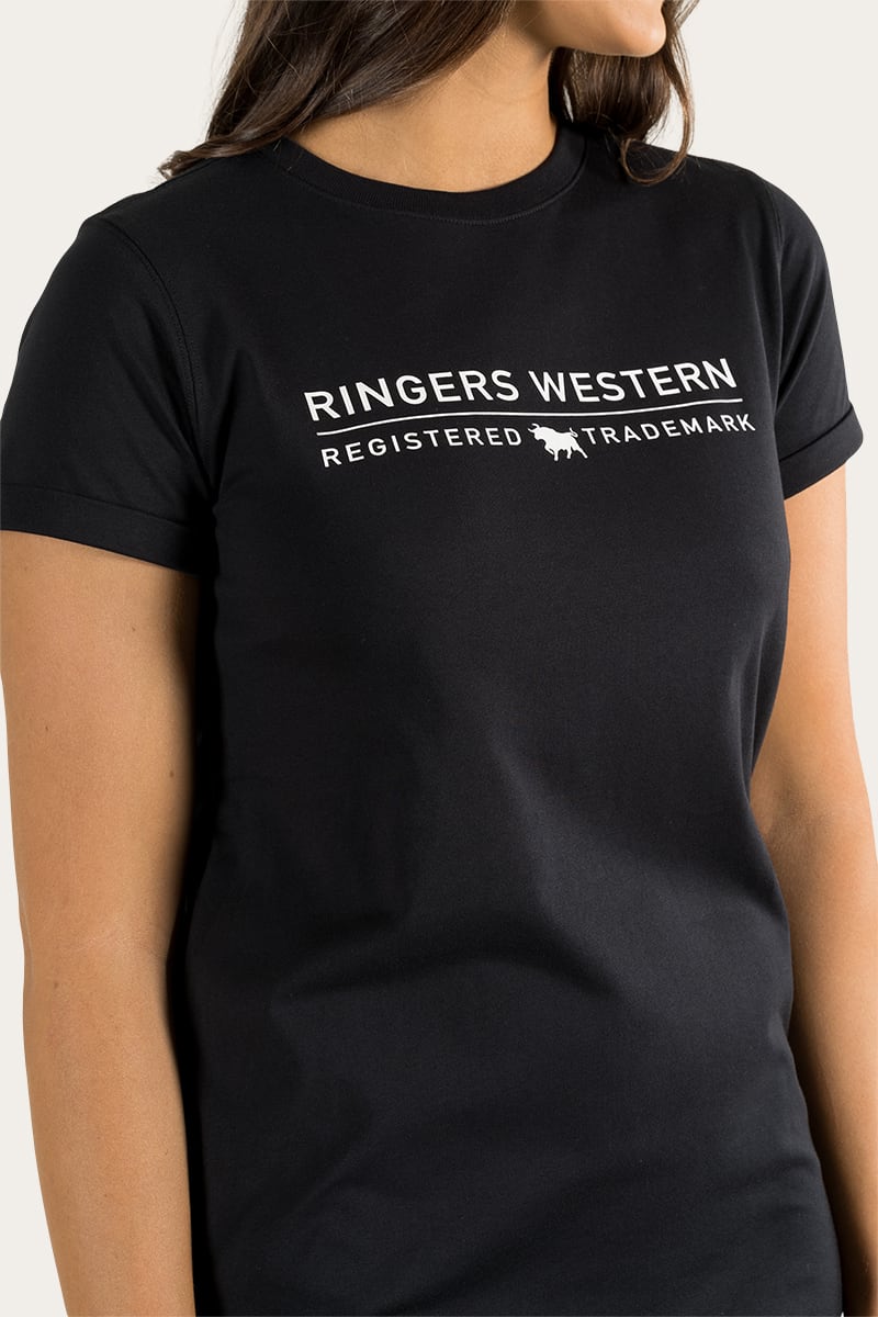 Ringers Western - Delta Womans T-Shirt Dress Black