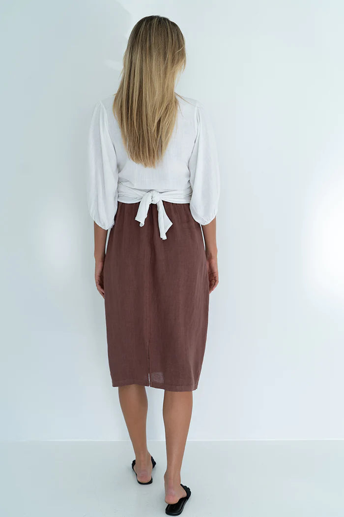 Humidity | NADIA WRAP TOP WHITE