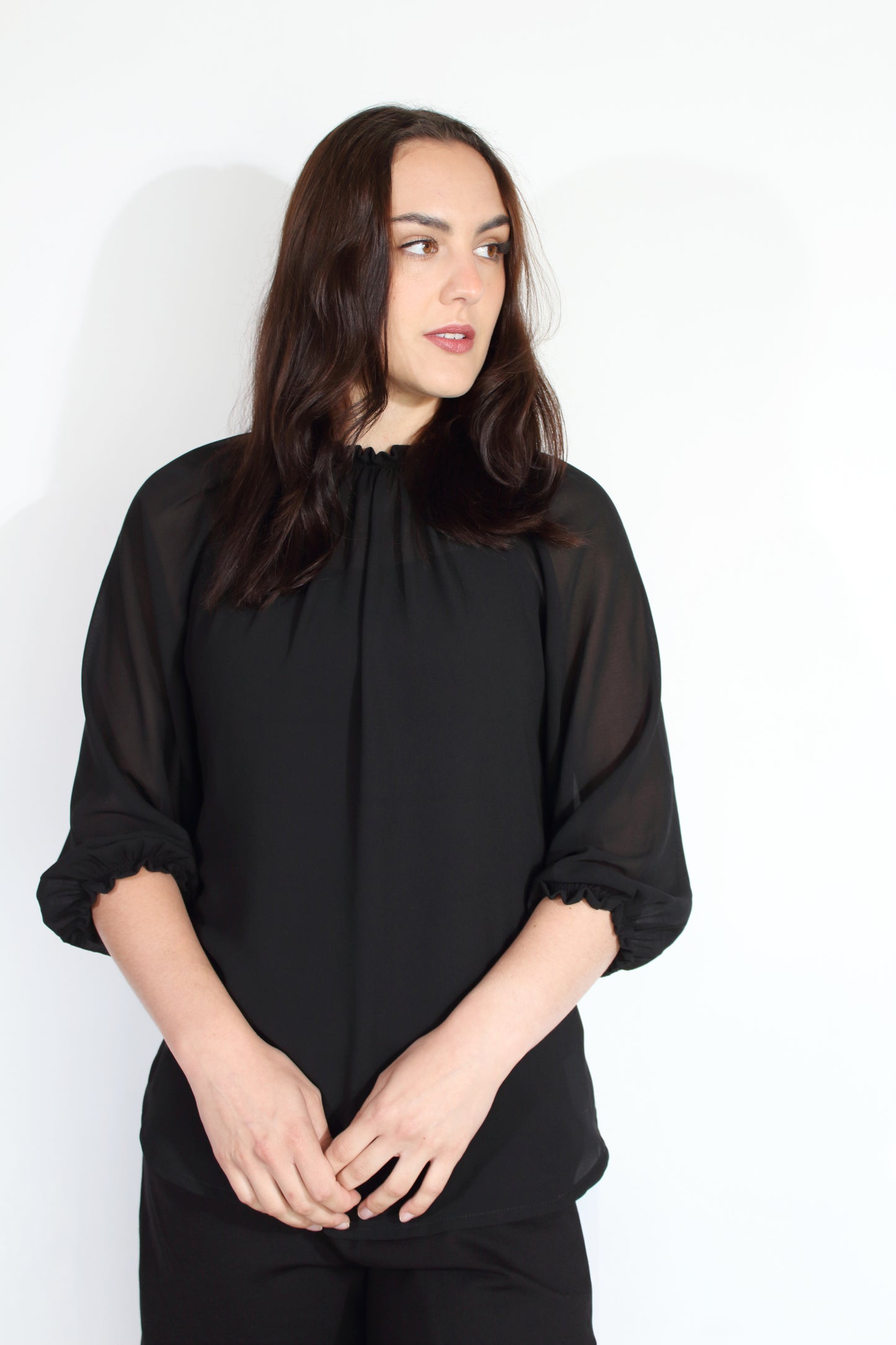 JACLYN M Cooper Blouse - Black