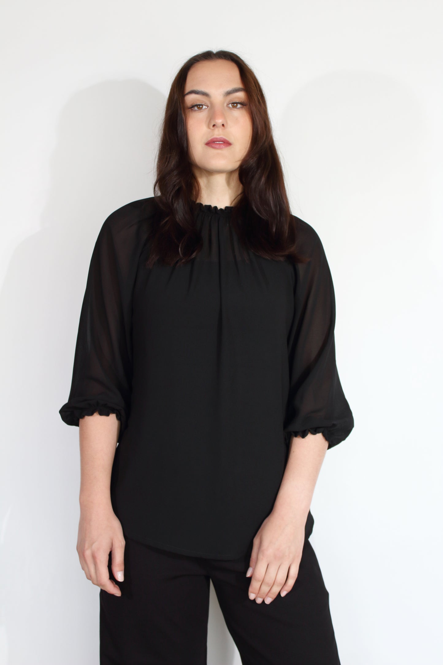 JACLYN M Cooper Blouse - Black