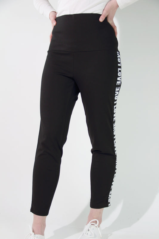 JACLYN M Hayley Love Leggings - Black