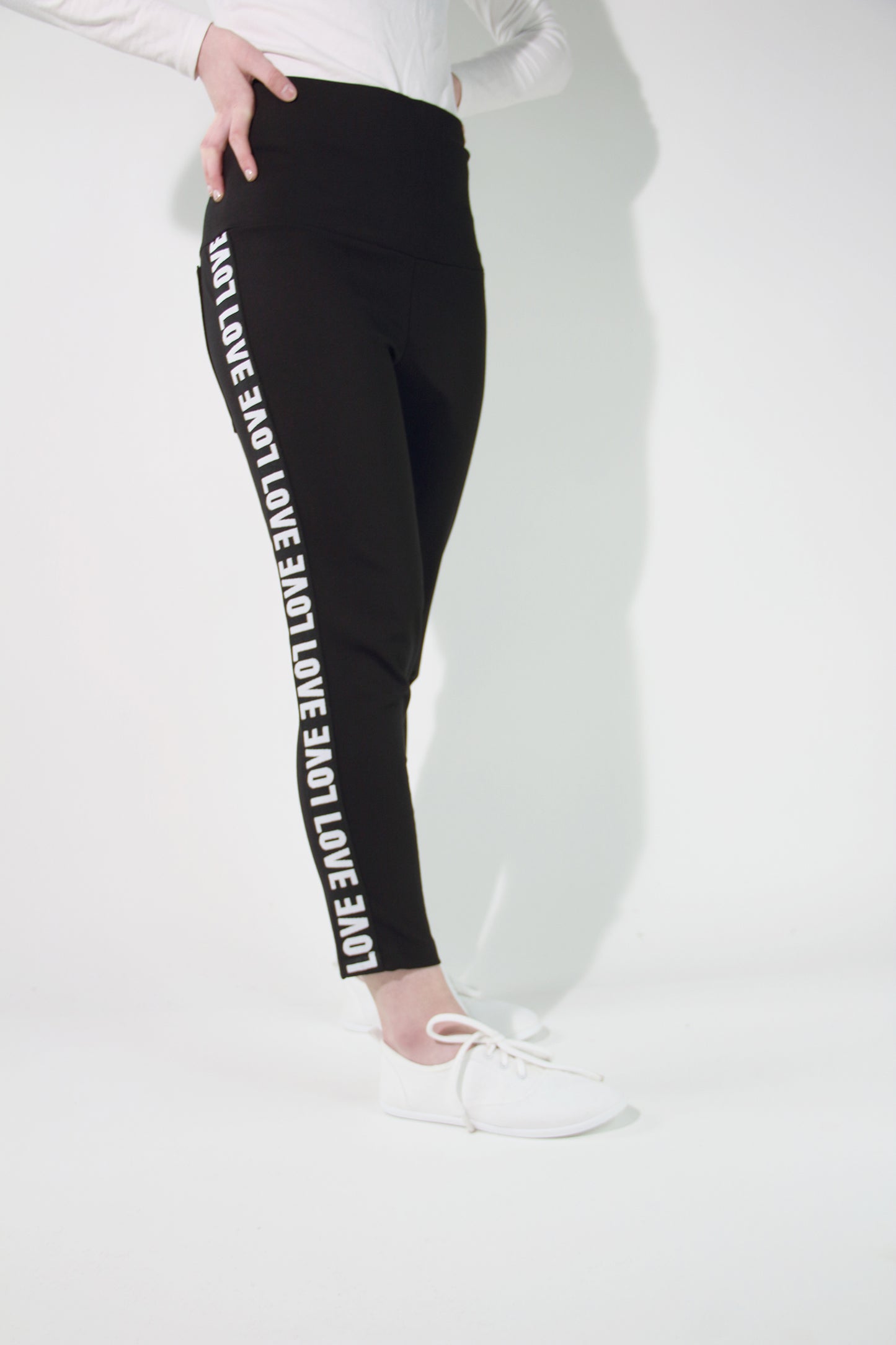 JACLYN M Hayley Love Leggings - Black