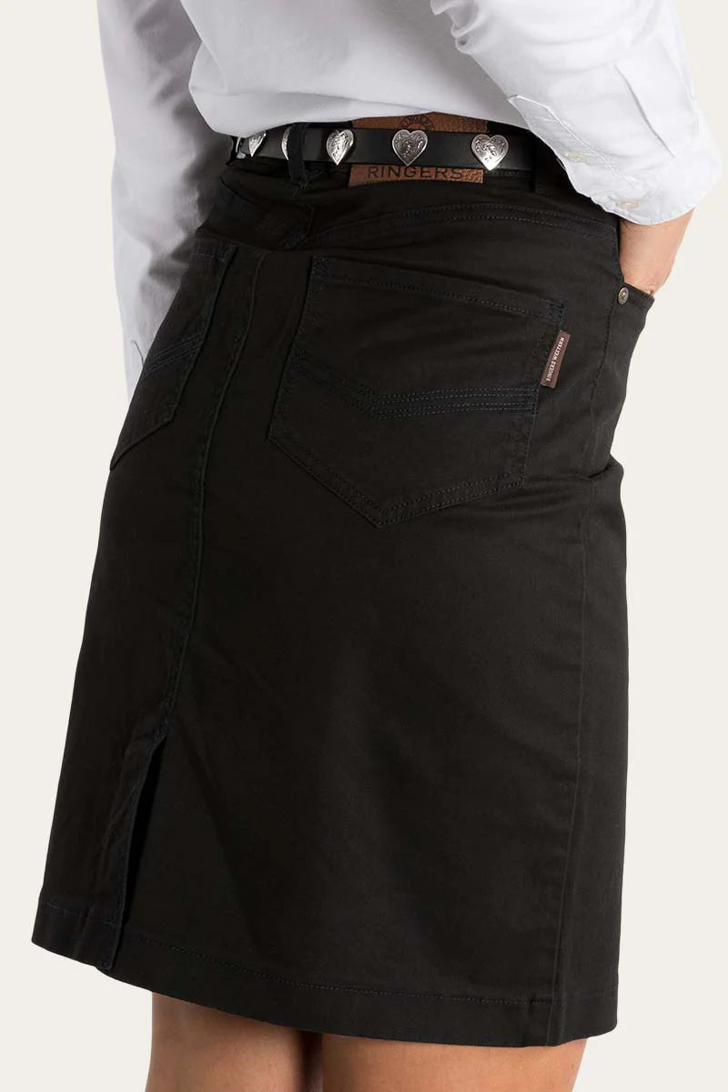 Ringers Western Drill Skirt Black