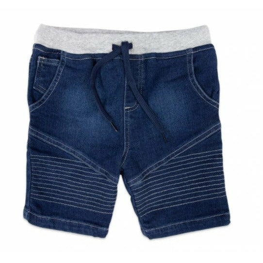Korango - Orca Faux Denim Stretch Short Dark Blue