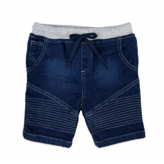 Korango - Orca Faux Denim Stretch Short Dark Blue