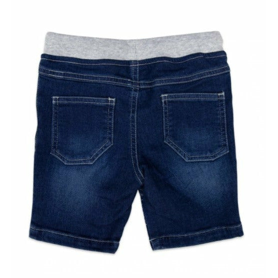 Korango - Orca Faux Denim Stretch Short Dark Blue