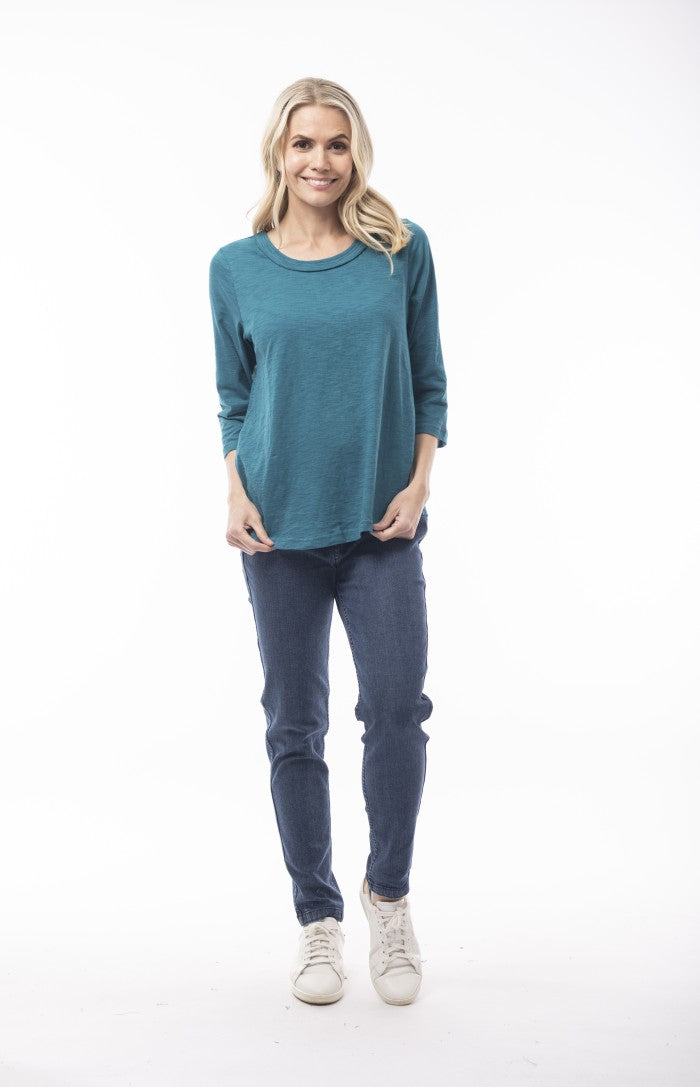 Orientique - Slub Tee | Teal