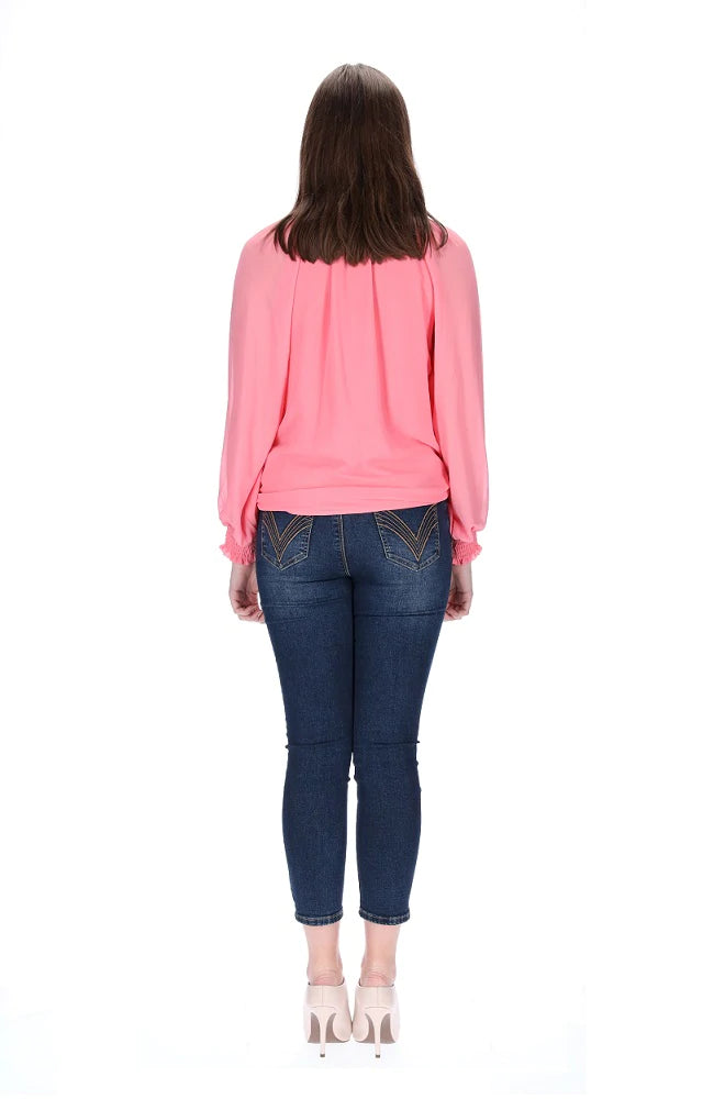 Augustine | Pretty Basics - Seth Top Coral