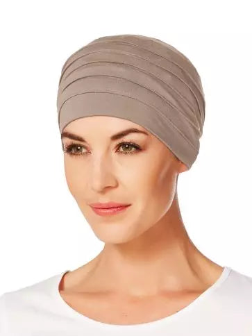 Christine Headwear Yoga Turban - Taupe