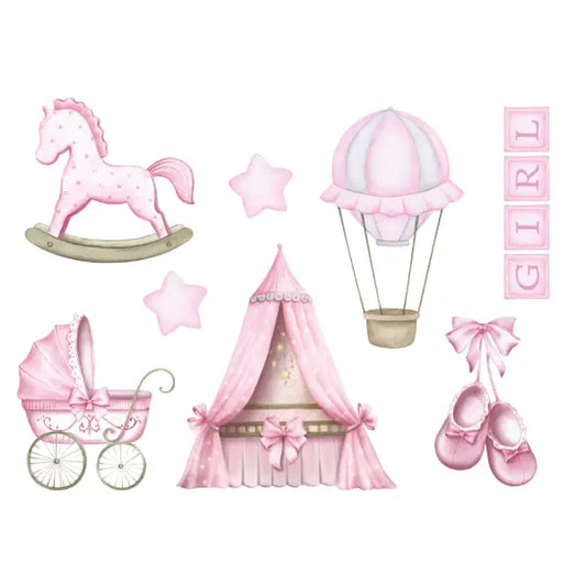 White Cloud Transfer -Baby Girl