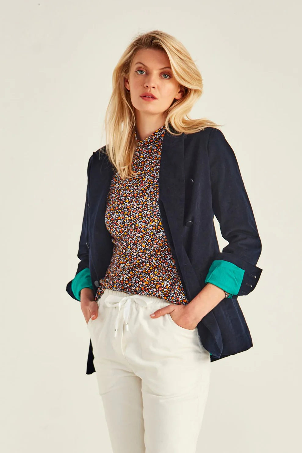 Lemon Tree | Wynonna Cord Jacket Navy