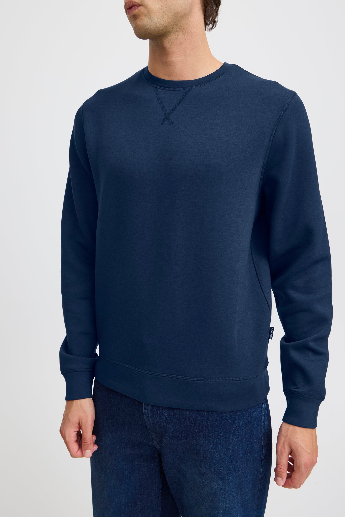 Blend | Essential Crew Sweatshirt - Navy