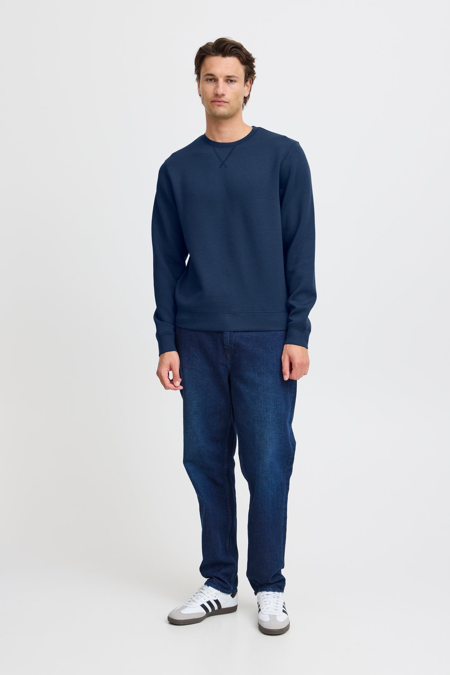 Blend | Essential Crew Sweatshirt - Navy